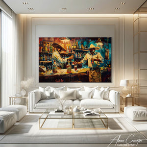 Tableau Peinture Bar