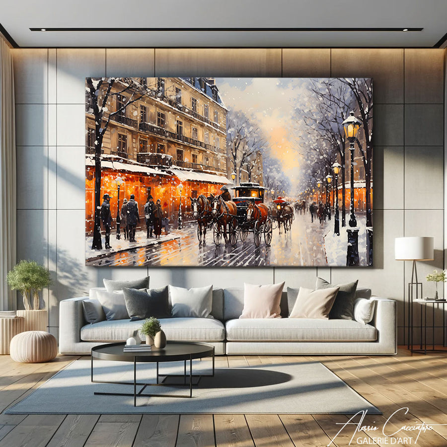 Tableau Paris Vintage – mise en situation