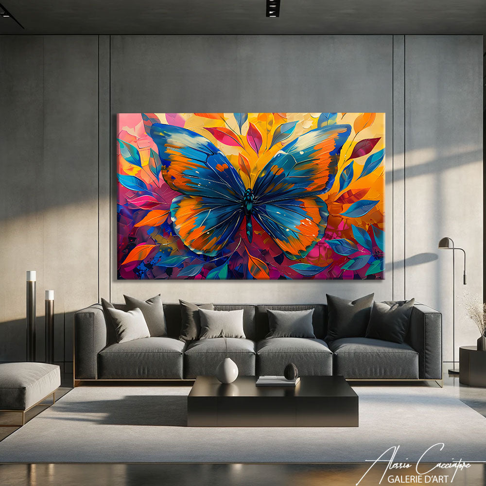 Toile Papillon Moderne