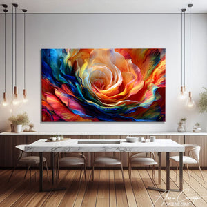 Tableau Fleur Contemporain