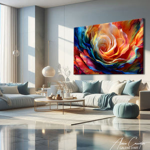 Tableau Fleur Aquarelle