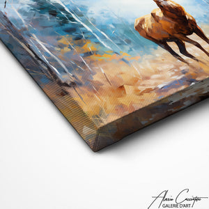 TABLEAU CERF NATURE Alessio Cacciatore