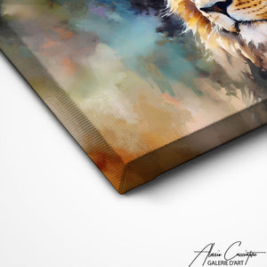 TABLEAU LION ILLUSTRATION Alessio Cacciatore