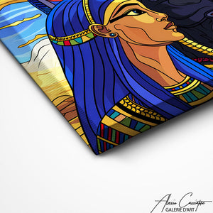 TABLEAU POP ART EGYPTIEN Alessio Cacciatore