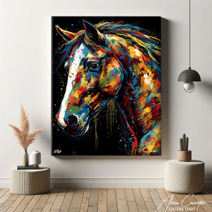 tableau cheval tête