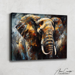 Tableau Éléphant Afrique