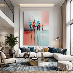 TABLEAU TRIBUE ABSTRAITE