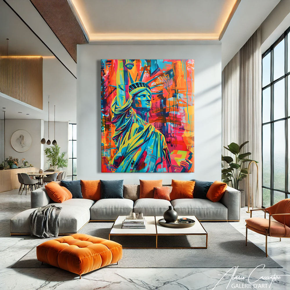 Tableau New York Statue de la Liberté