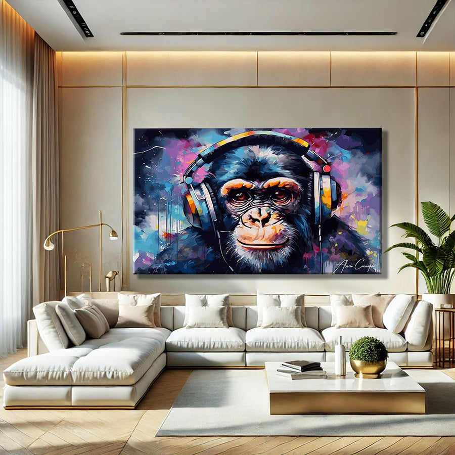 TABLEAU SINGE DJ – mise en situation