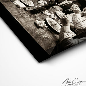 TABLEAU DÉCO CUISINE NOIR ET BLANC Alessio Cacciatore