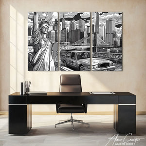 Tableau triptyque Moderne