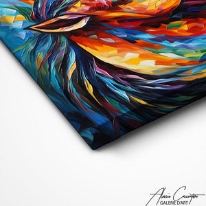 TABLEAU CHEVAL ACRYLIQUE Alessio Cacciatore