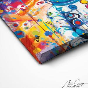 TABLEAU STEET ART ASTRONAUTE Alessio Cacciatore