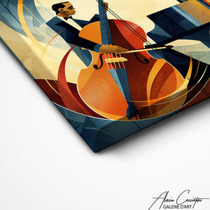 TABLEAU ART DÉCO MUSIQUE Alessio Cacciatore