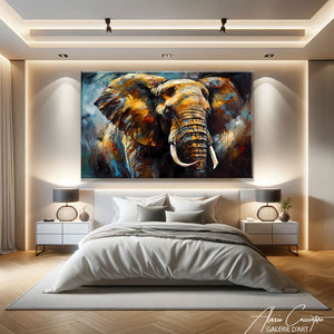 Tableau Éléphant Afrique