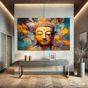 tableau bouddha peinture