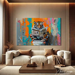 TABLEAU TIGRE CONTEMPORAIN
