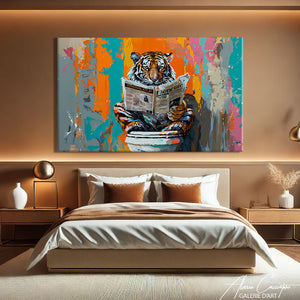 TABLEAU CONTEMPORAIN TIGRE