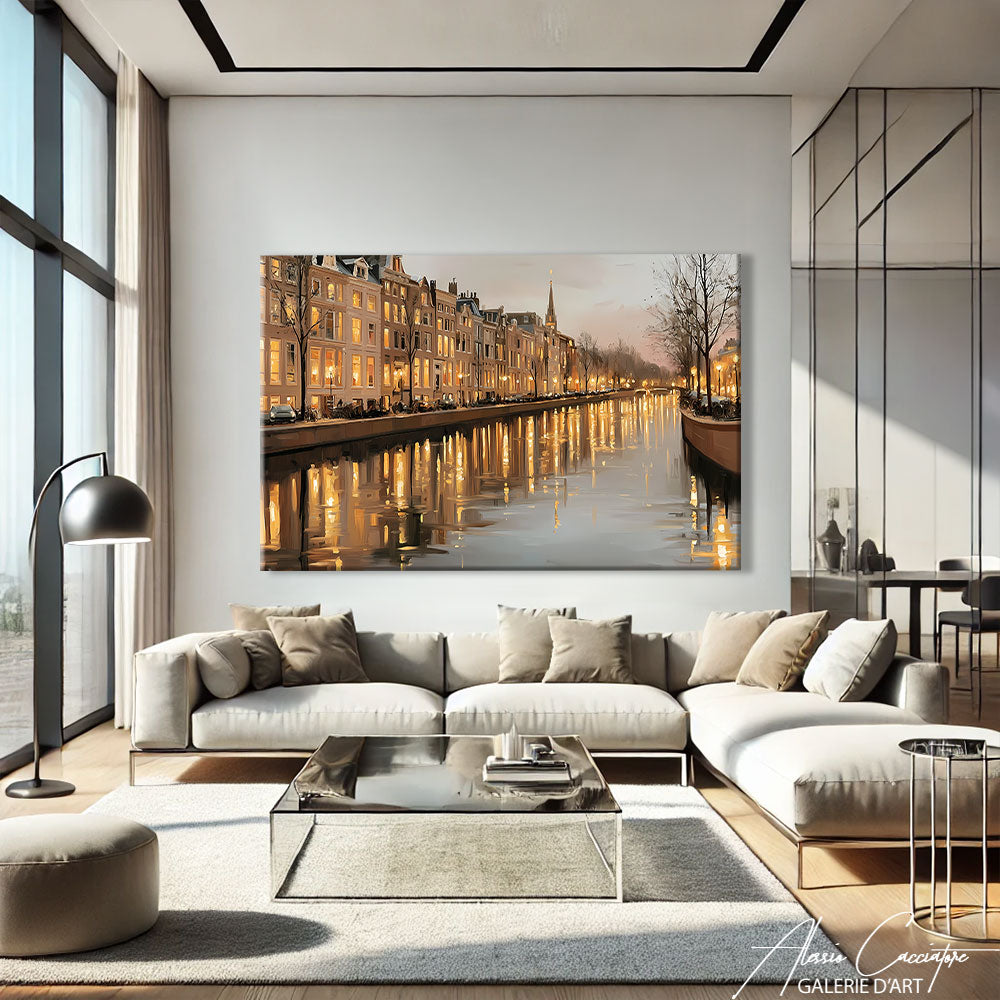 Peinture Amsterdam Tableau