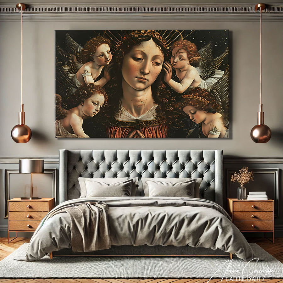 TABLEAU PORTRAIT FEMME RENAISSANCE
– mise en situation