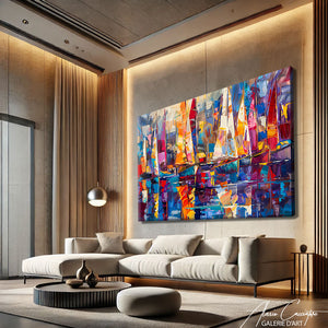 TABLEAU BATEAUX MODERNE