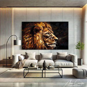 TABLEAU LION ACRYLIQUE Alessio Cacciatore