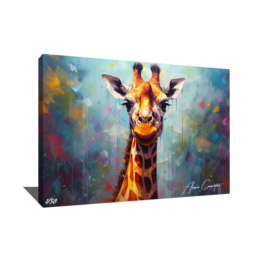 tableau girafe