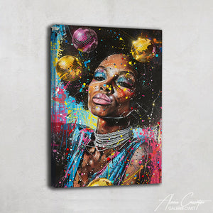 Tableau Contemporain Femme