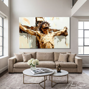 TABLEAU CHRIST EN CROIX