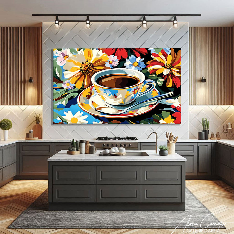 Tableau De Café – mise en situation