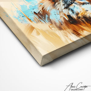 TABLEAU ABSTRAIT LOUP Alessio Cacciatore