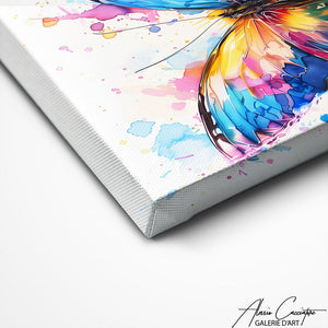 TABLEAU AQUARELLE PAPILLON Alessio Cacciatore