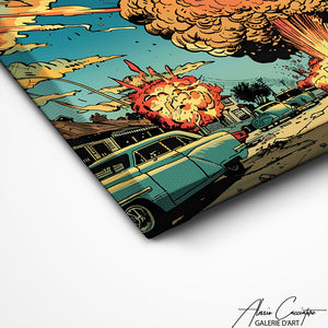 TABLEAU RETRO POP ART Alessio Cacciatore
