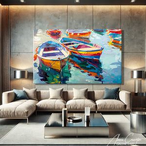 TABLEAU BARQUE PÊCHE MODERNE