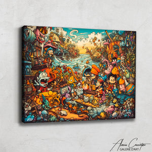 tableau graffiti décoration