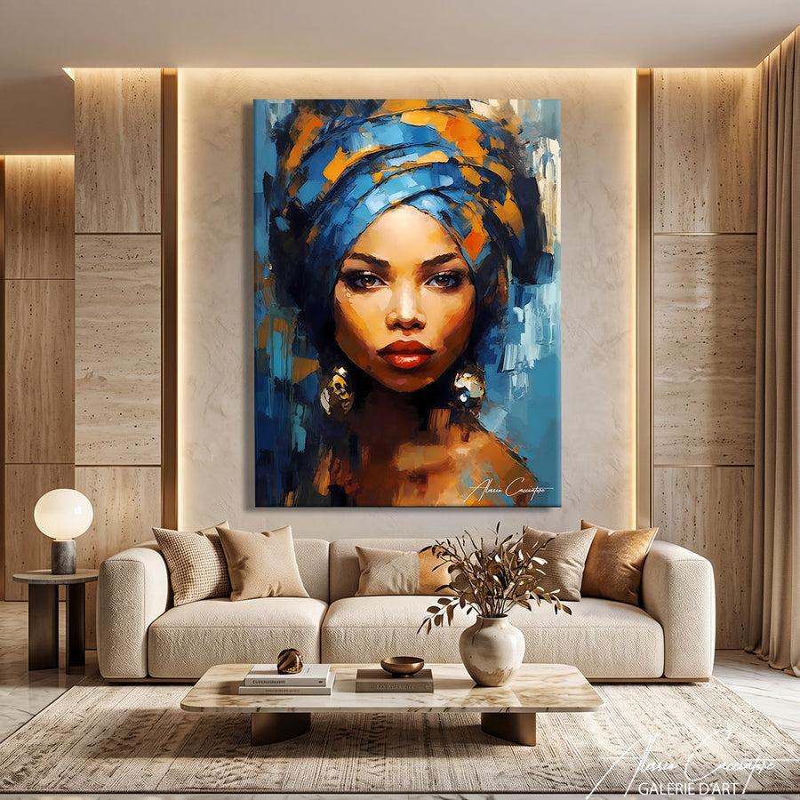 TABLEAU FEMME AFRIQUE – mise en situation