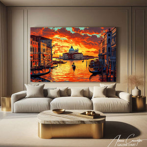 Tableau Coucher De Soleil
