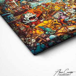 TABLEAU GRAFFITI DECORATION Alessio Cacciatore