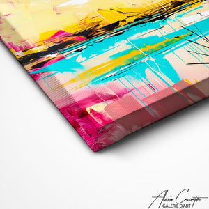 TABLEAU GIRAFE PEINTURE Alessio Cacciatore
