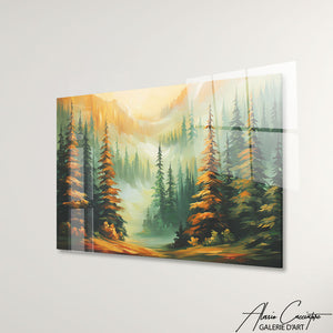 TABLEAU FORET SAPIN AlessioCacciatore