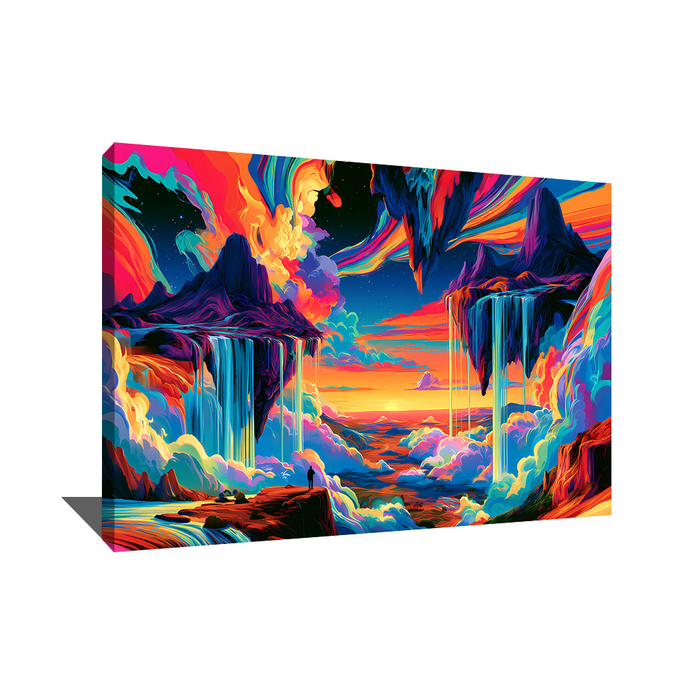 Peinture Psychedelique Acrylique