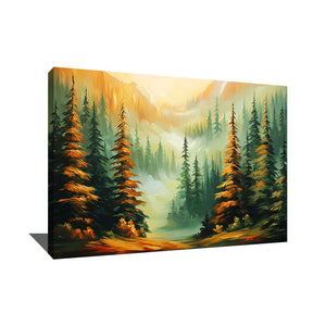 TABLEAU FORET SAPIN AlessioCacciatore