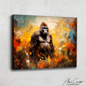 tableau gorille couleur