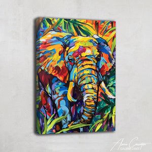 Grand Tableau Éléphant