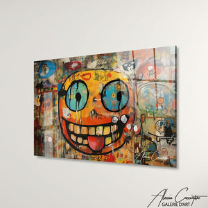 TABLEAU STREET ART LANGUE Alessio Cacciatore