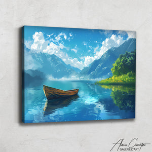 Tableau Lac Montagne