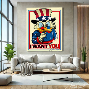 TABLEAU DONALD MODERNE