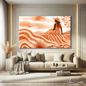 Peinture Tableau Terracotta