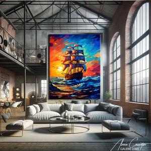 peinture bateau pirate