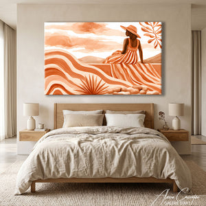 Toile Tableau Terracotta